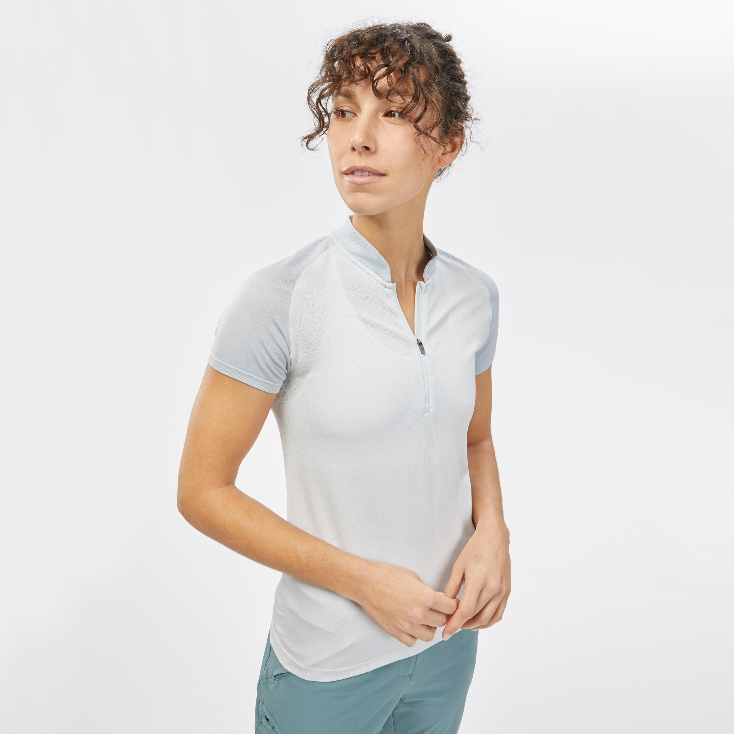 Image of Kurzarmshirt - Fh 900 Damen Taubengrau L