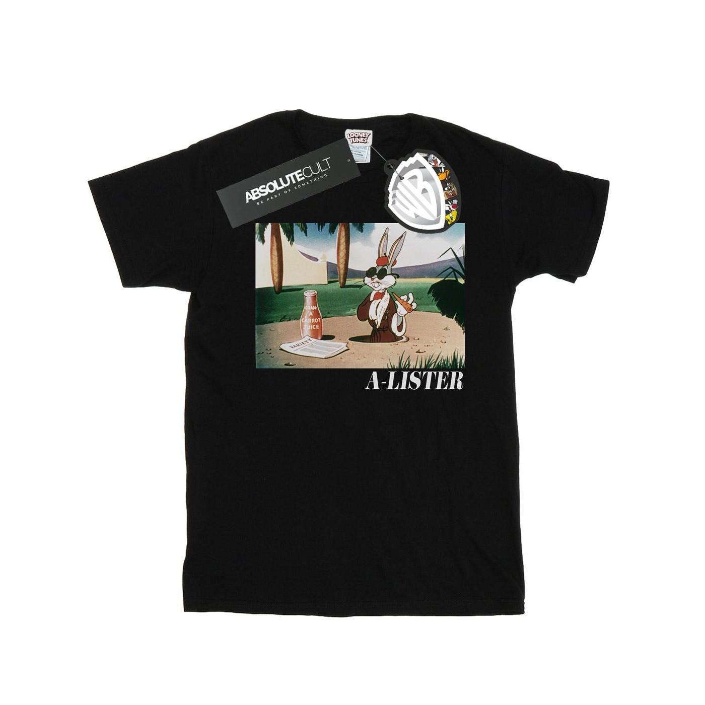 Image of Bugs Bunny Alister Tshirt Herren Schwarz M