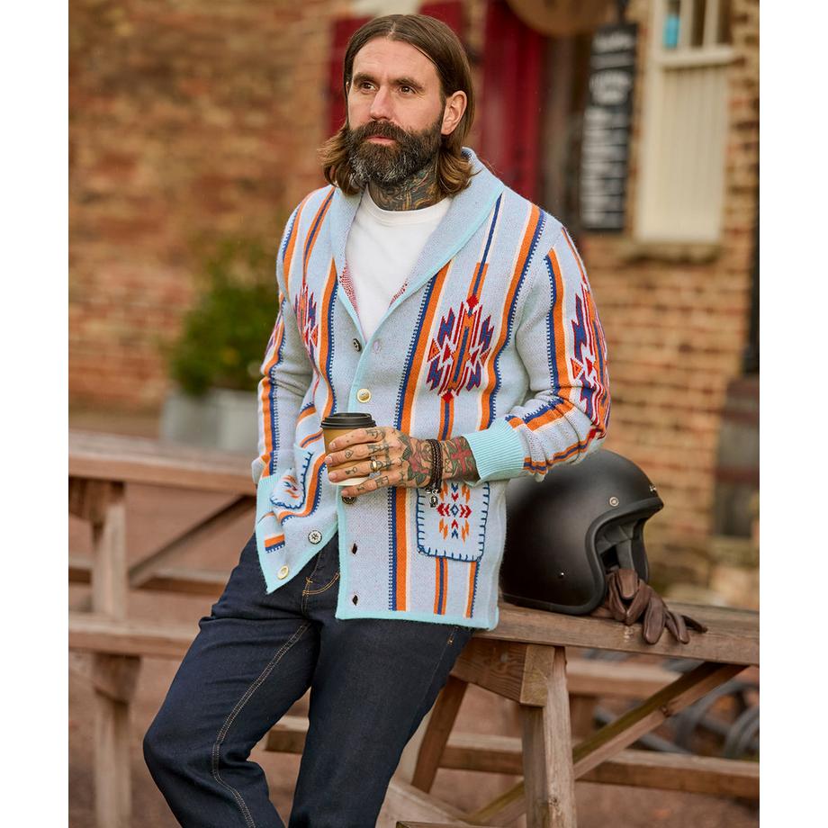 Joe Browns Aztekenmuster Western Stil Strickjacke  