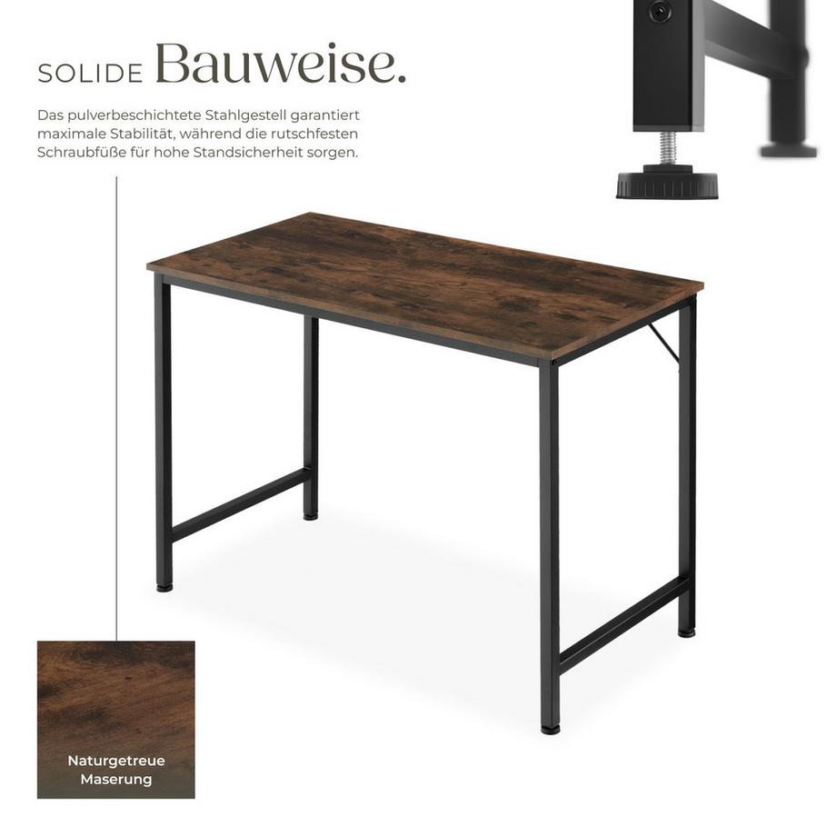 Tectake Bureau JENKINS Style industriel  