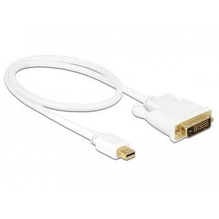 DeLock  DeLOCK 83986 câble vidéo et adaptateur 0,5 m Mini DisplayPort DVI-D Blanc 