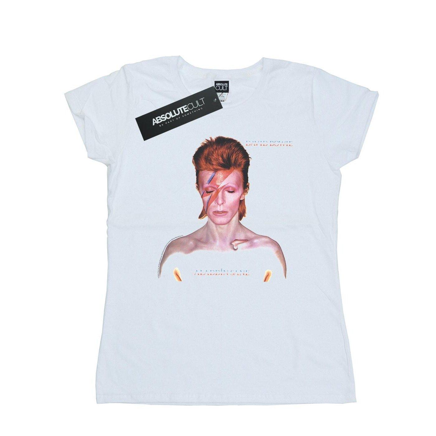 Image of Aladdin Sane Version Tshirt Damen Weiss L