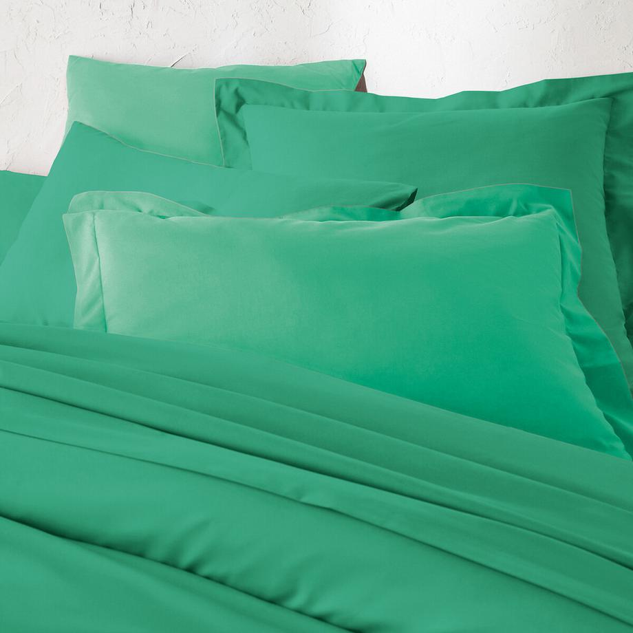 La Redoute Intérieurs Scenario Drap Housse Uni en Coton pour Matelas Hauts  