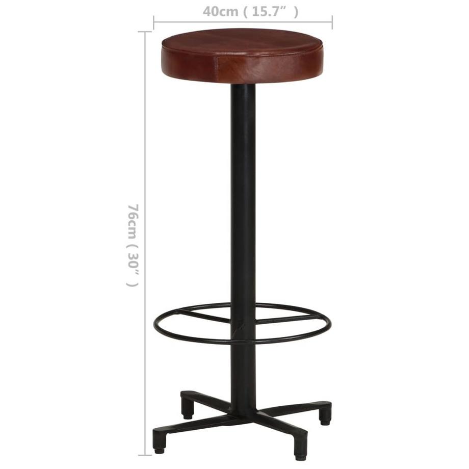 VidaXL Tabouret de bar bois  