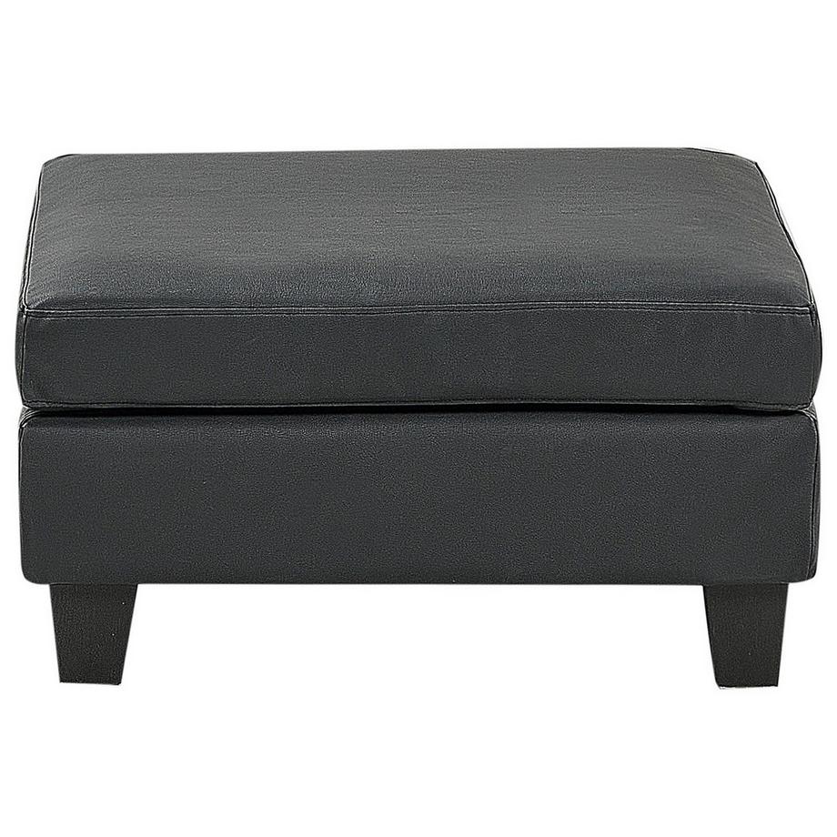 Beliani Ottomane aus Kunstleder Modern UNSTAD  