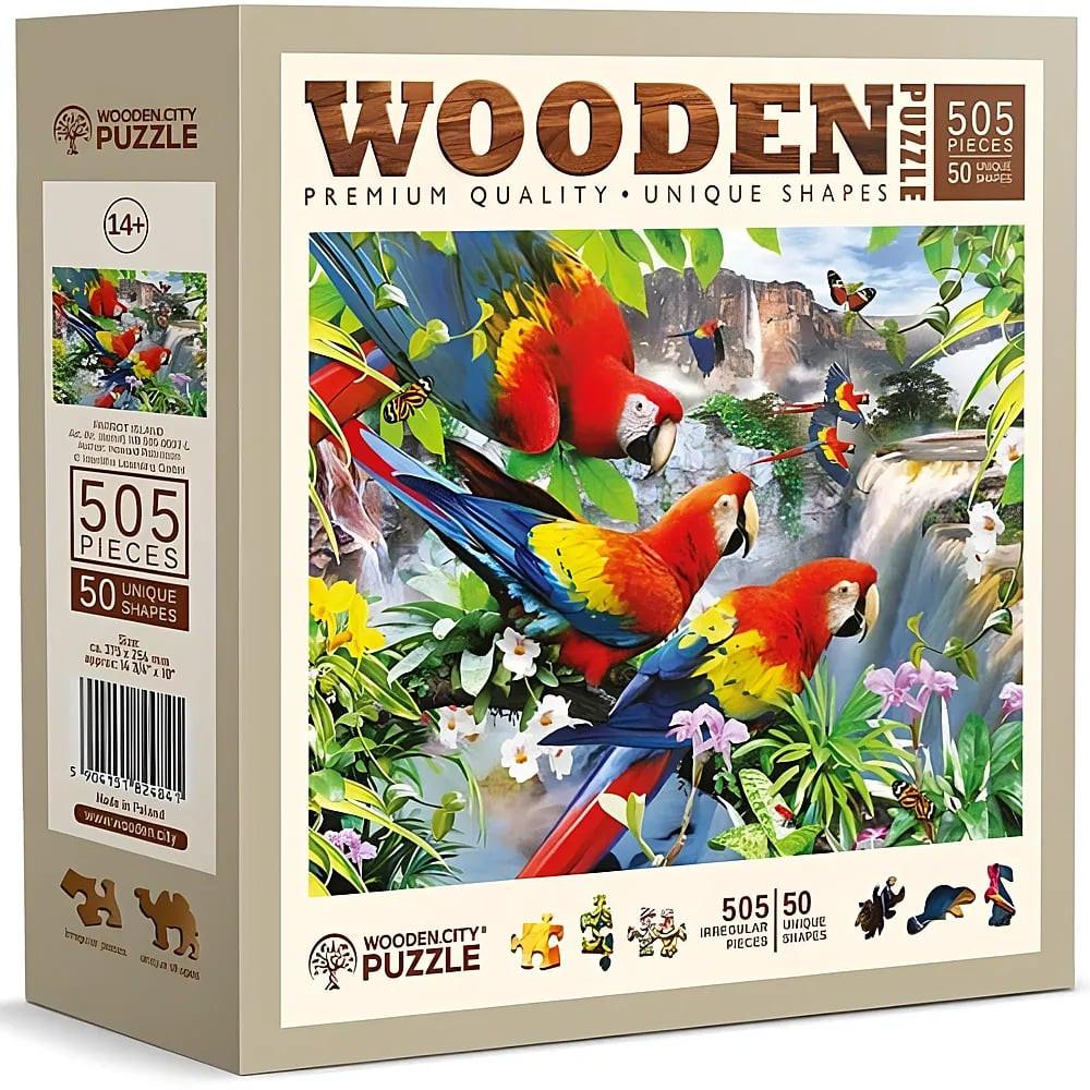 Image of Puzzle Parrot Island L (505Teile)