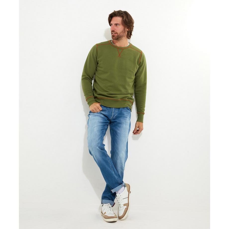 Joe Browns Felpa Girocollo Cuciture a Contrasto  