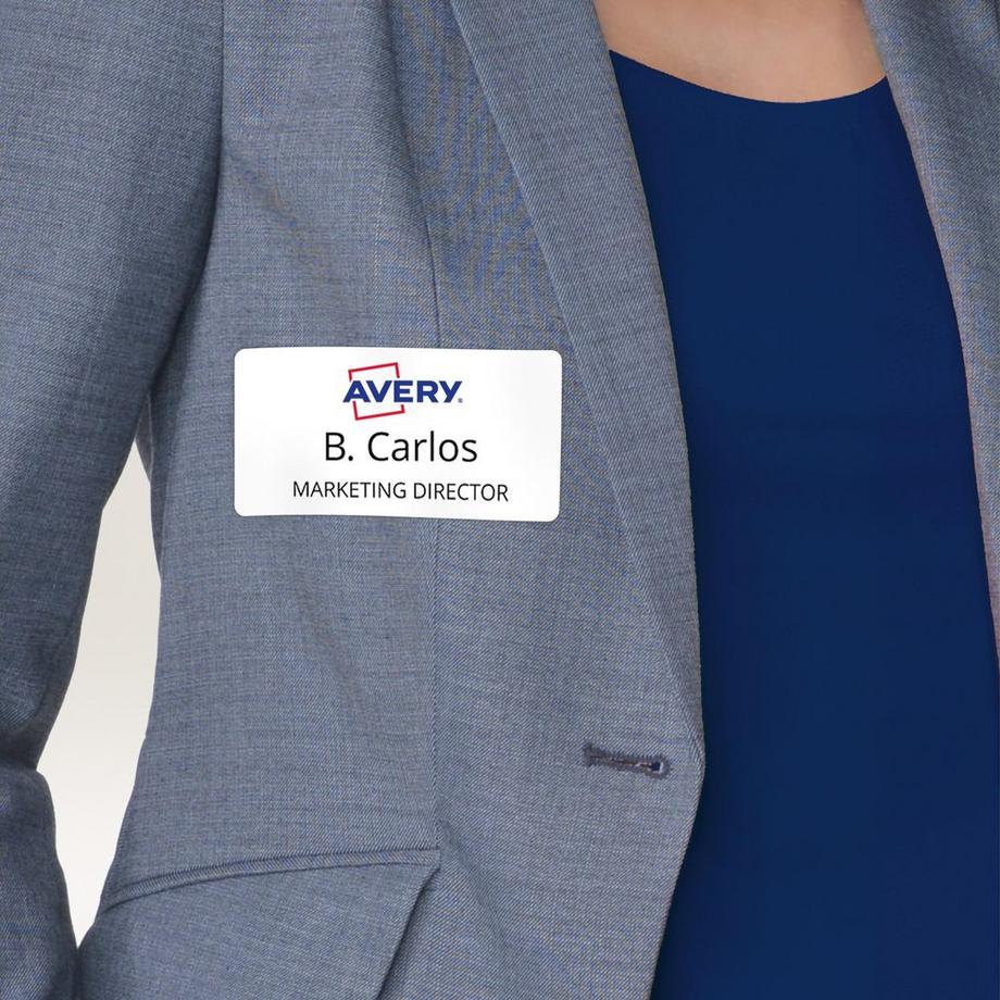 Avery Zweckform AVERY ZWECKFORM Namensetiketten IJ 80x50mm J478520 weiss 20 Blatt/200 Stk.  