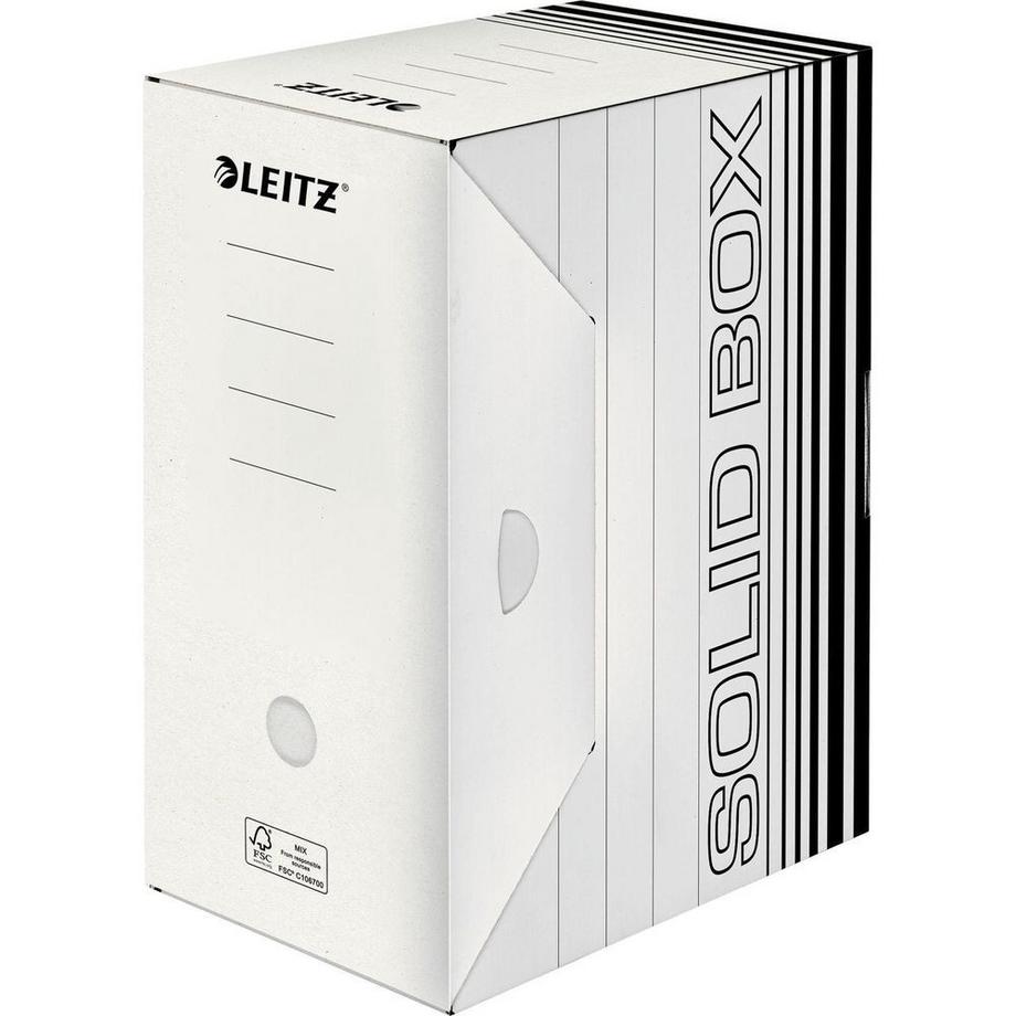 Leitz LEITZ Archiv-Box Solid A4 6129-00-01 weiss  