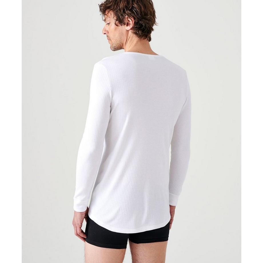 Damart Tee-shirt Manches Longues Col Rond  