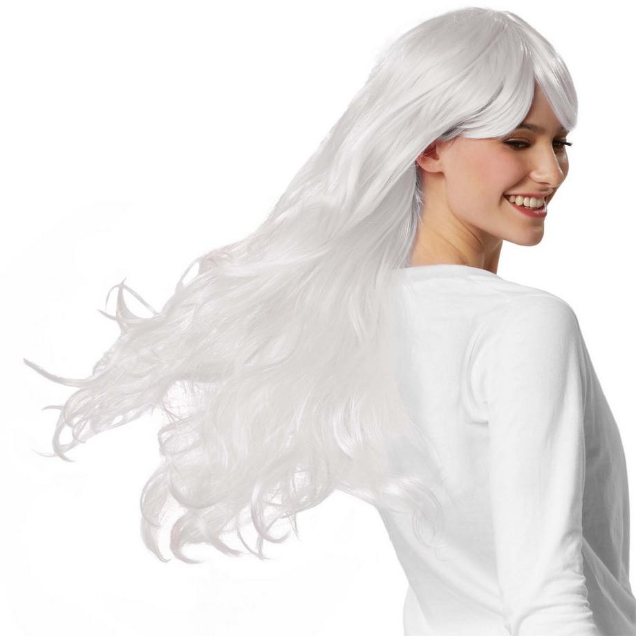 Tectake  Parrucca capelli lunghi ricci 