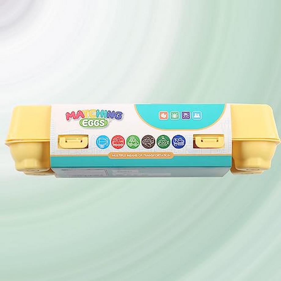 Activity-board  Spielzeug für Kleinkinder Eier Plastik 12Stck Passendes Eier Auto Spielzeug zum Bemalen Formen und 
