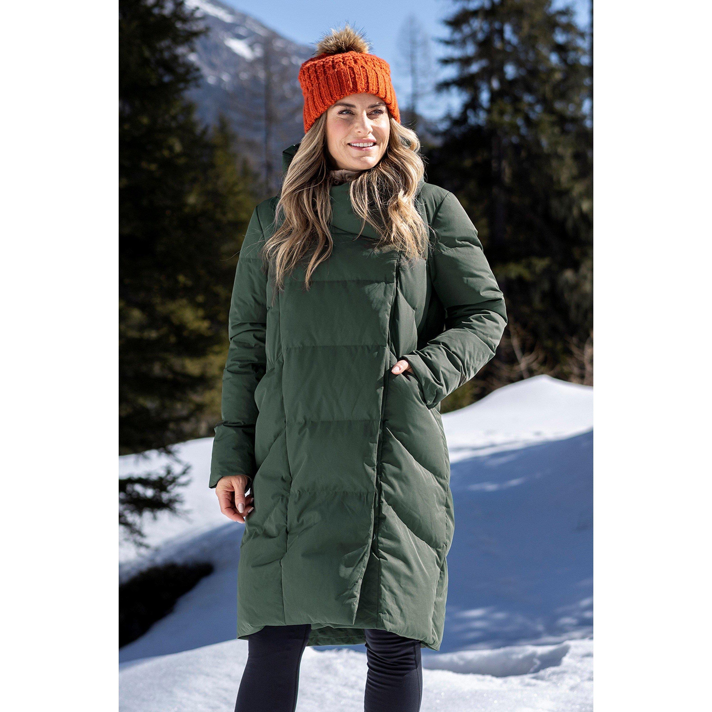 Image of Cosy Extreme Ii Daunenjacke Wickel Damen Khaki 40