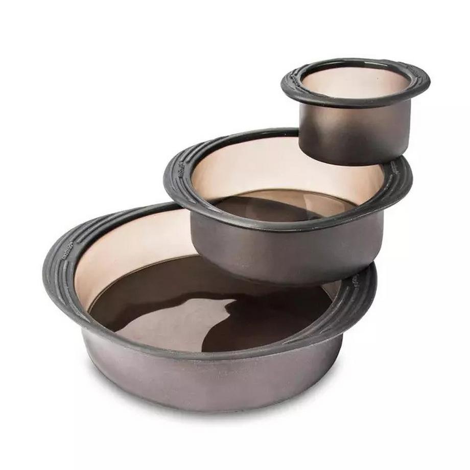 mastrad  3 moules empilables silicone 