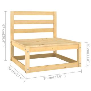 VidaXL Garten-lounge-set holz  