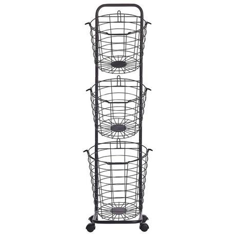Beliani Support de panier en Métal Industriel AYAPAL  