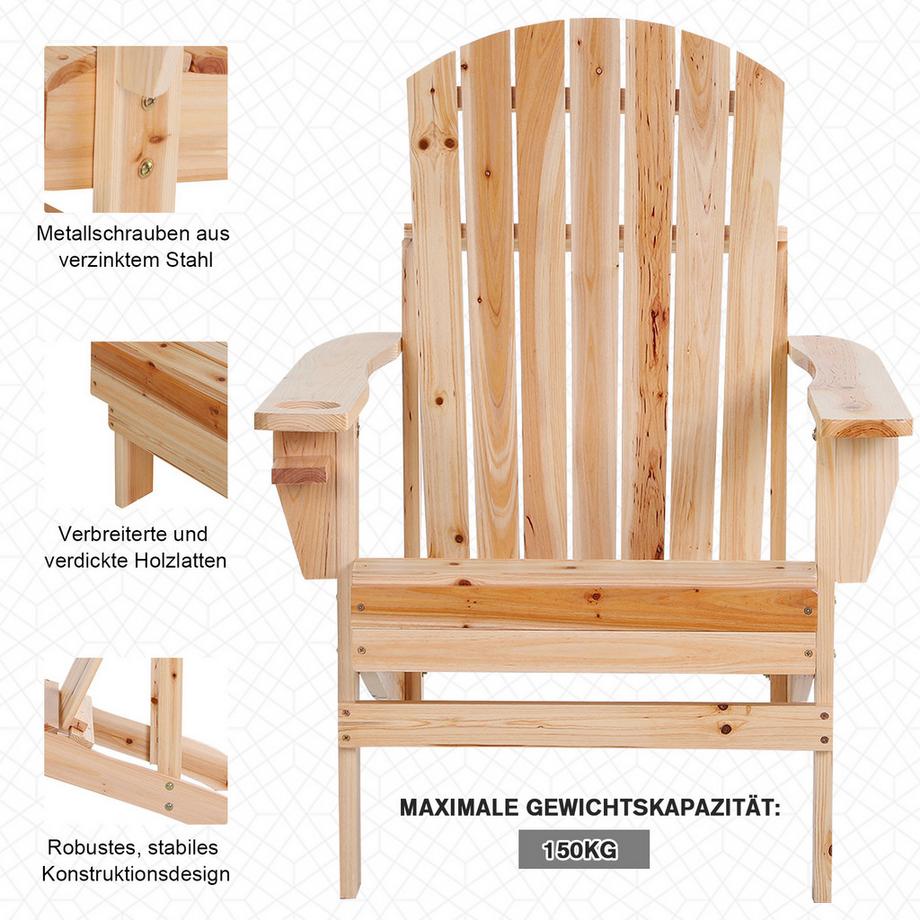 Outsunny Adirondack-Gartenstuhl  