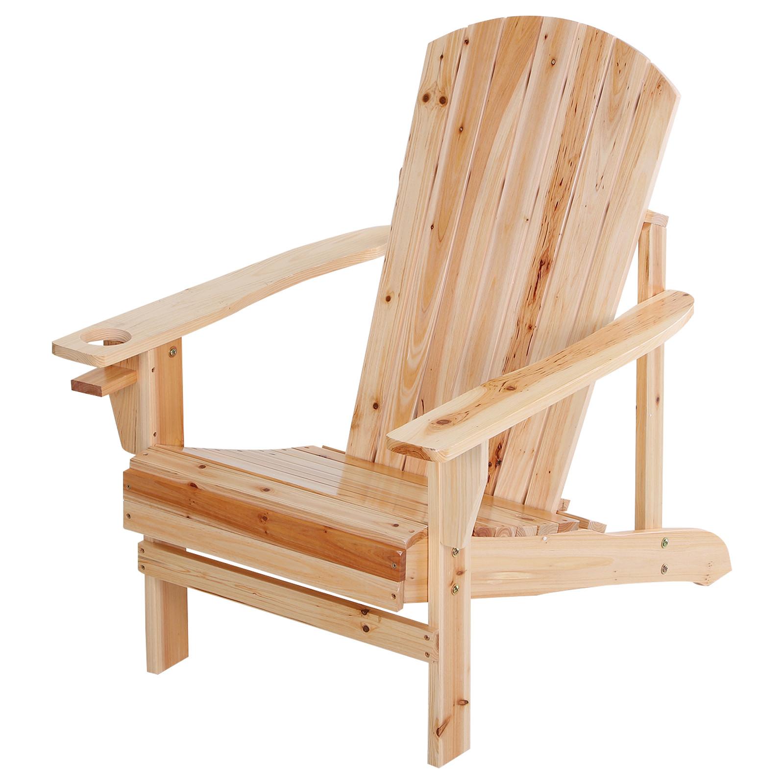 Outsunny Chaise de jardin Adirondack  