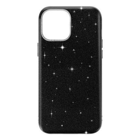 Avizar  Coque iPhone 12 / 12 Pro Paillette Noir 