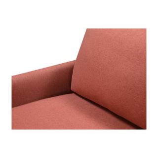 Vente-unique 2SitzerSofa HALIA Stoff Terrakotta  