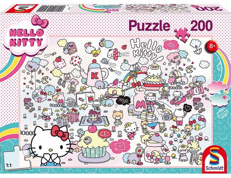 Schmidt  Puzzle Hello Kitty, Kittys Welt (200Teile) 