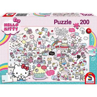 Schmidt  Puzzle Hello Kitty, Kittys Welt (200Teile) 