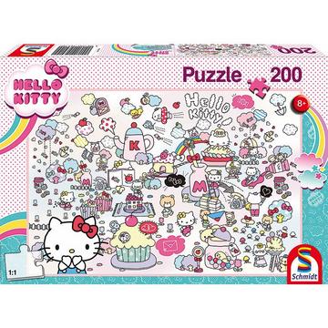 Puzzle Hello Kitty, Kittys Welt (200Teile)