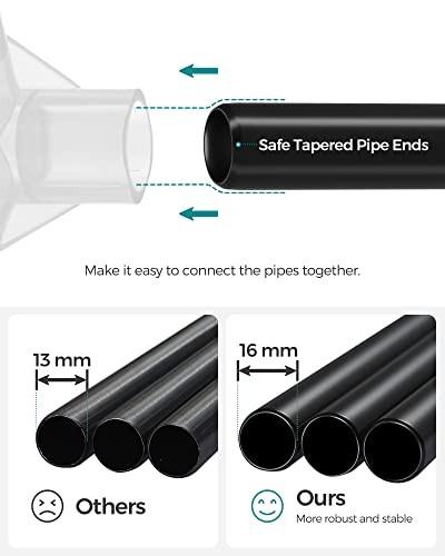 Calicosy Geräumiger Stoffschrank mit 12 Fächern und Kleiderstange  