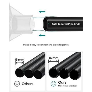 Calicosy Geräumiger Stoffschrank mit 12 Fächern und Kleiderstange  