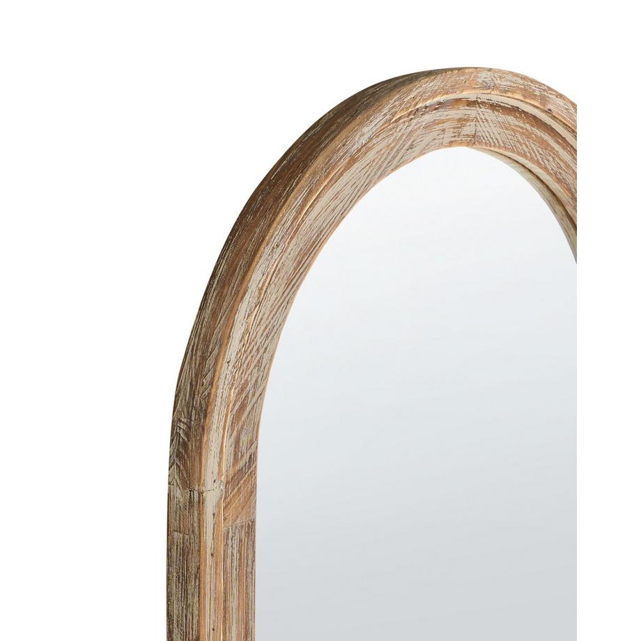 Beliani Wandspiegel aus Tannenholz Klassisch COIGNY  