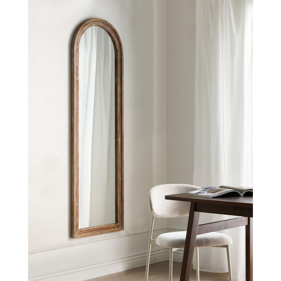 Beliani Wandspiegel aus Tannenholz Klassisch COIGNY  