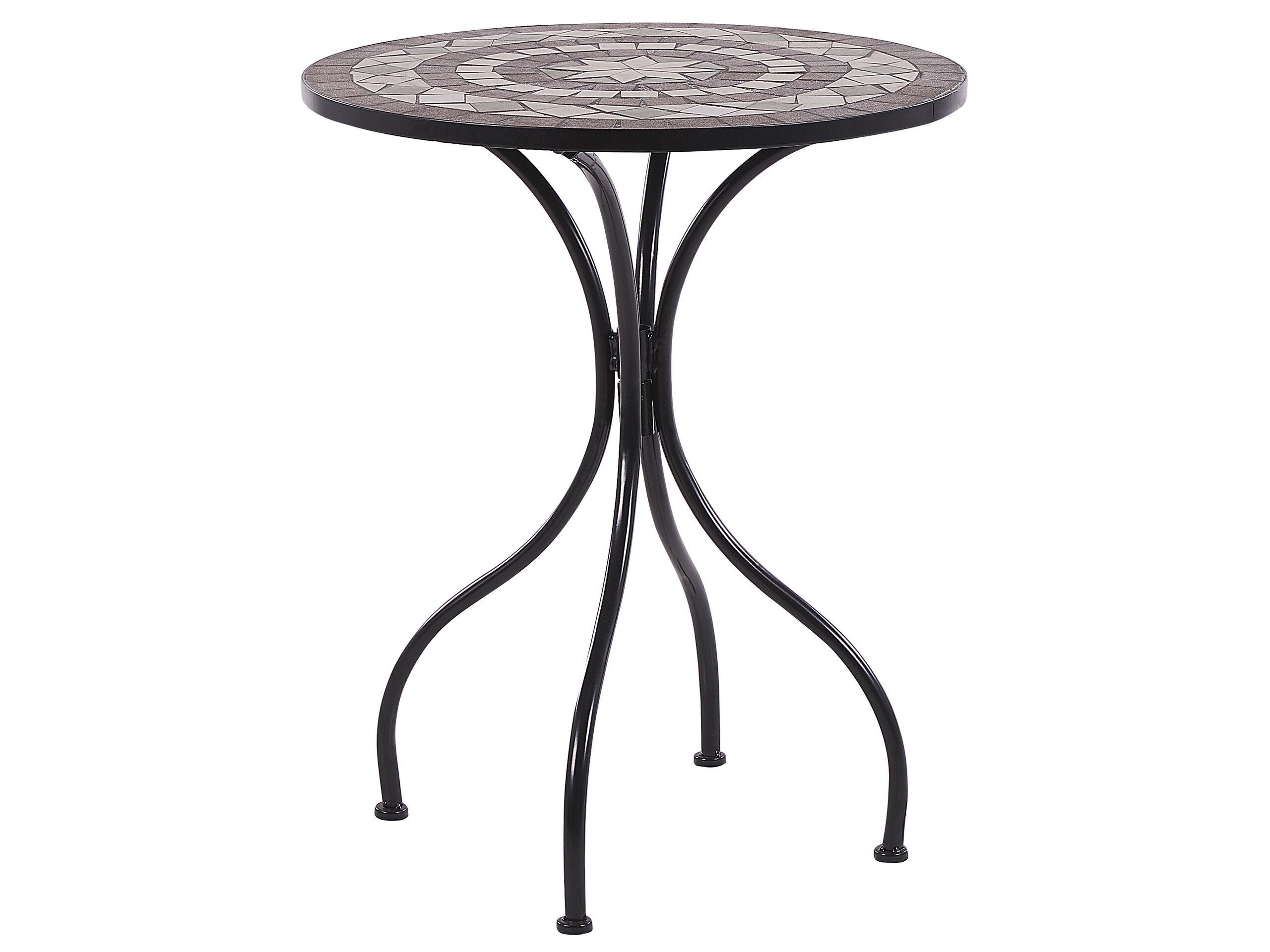 Beliani Table de jardin en Métal Rétro CARIATI  