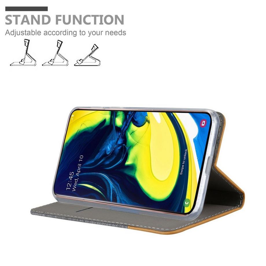 Cadorabo  Hülle für Samsung Galaxy A80 / A90 4G Magnetverschluss, Kartenfach 
