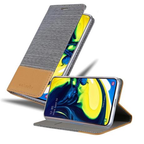 Cadorabo  Hülle für Samsung Galaxy A80 / A90 4G Magnetverschluss, Kartenfach 