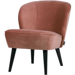 mutoni Fauteuil Sara Velvet vieux rose  