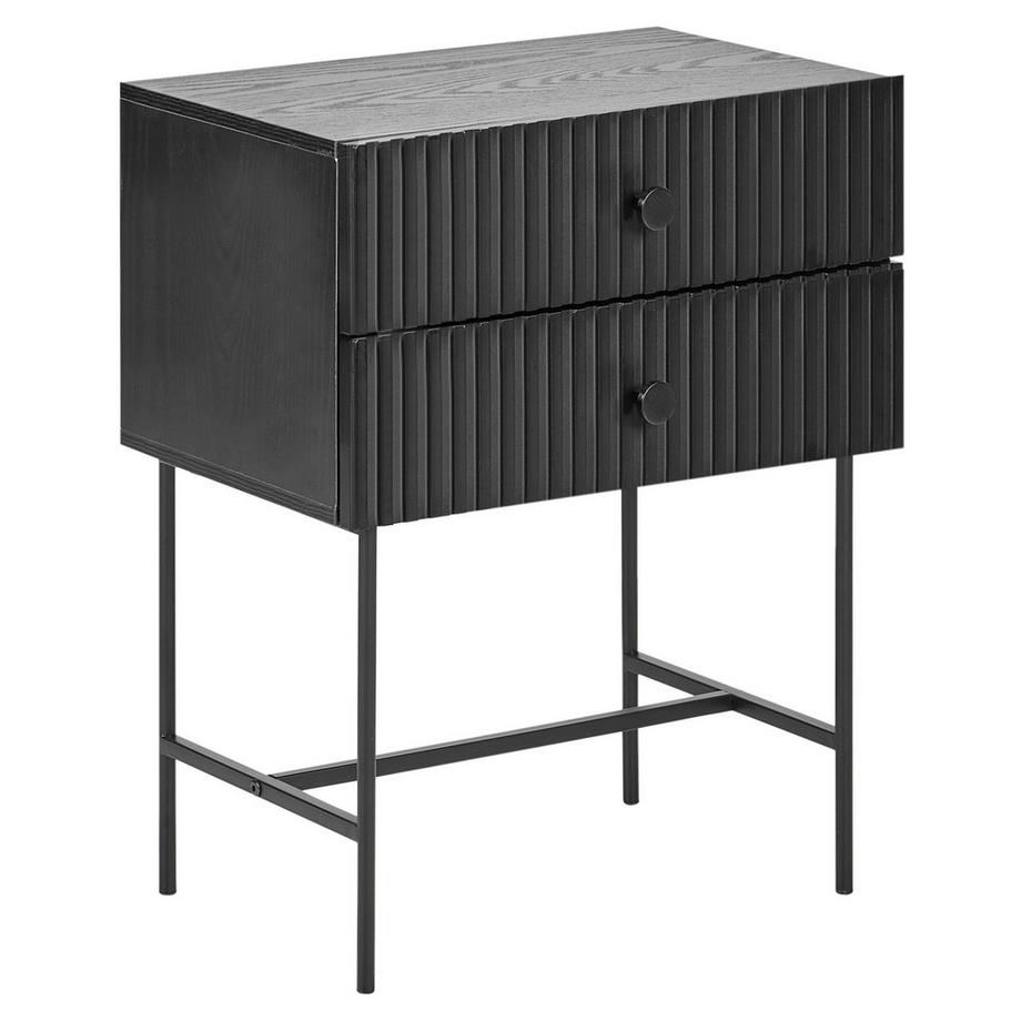 Nachttisch mit 2 Schubladen aus MDF-Platte  COVENTRY