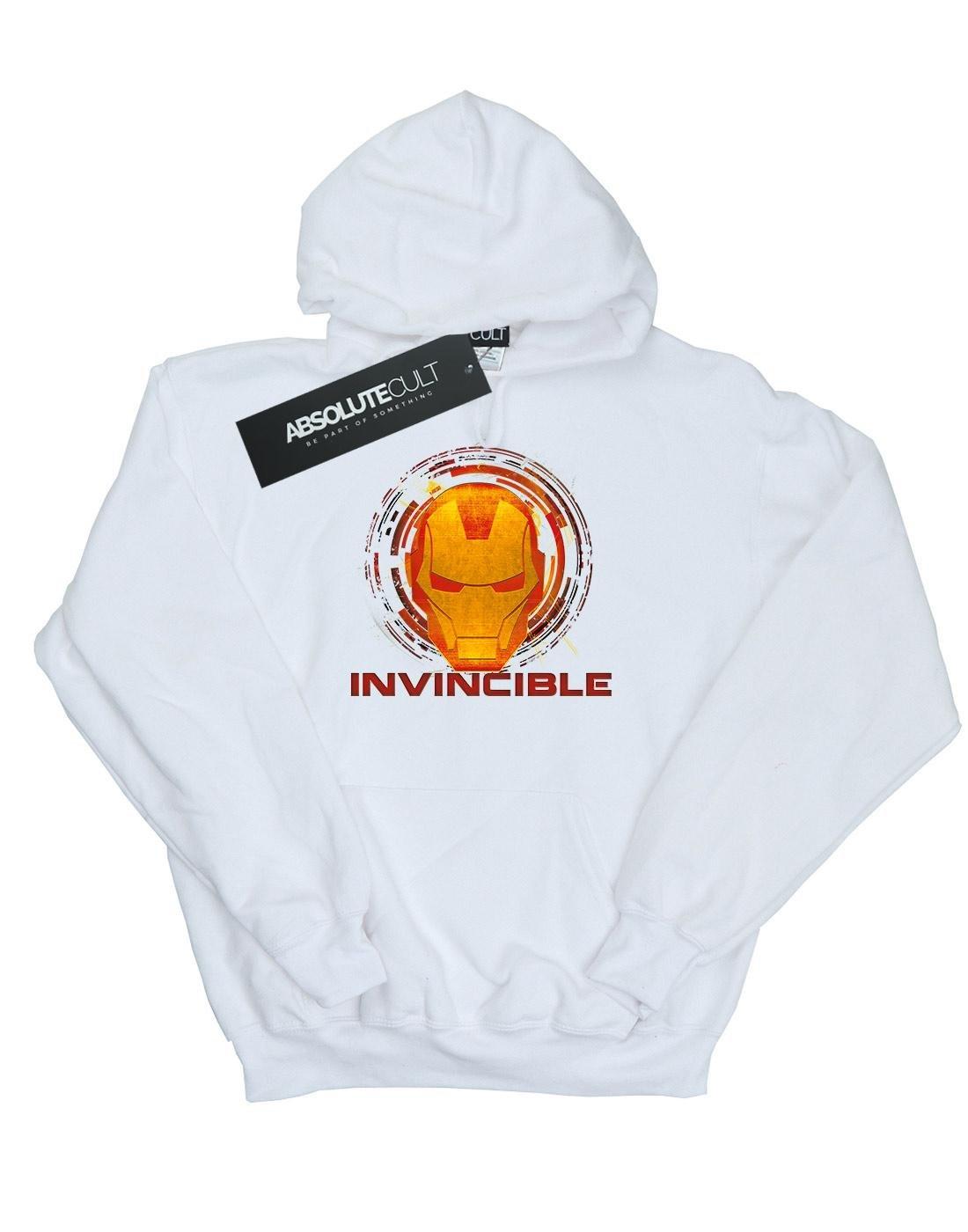 Image of Avengers Iron Man Invincible Kapuzenpullover Mädchen Weiss 128
