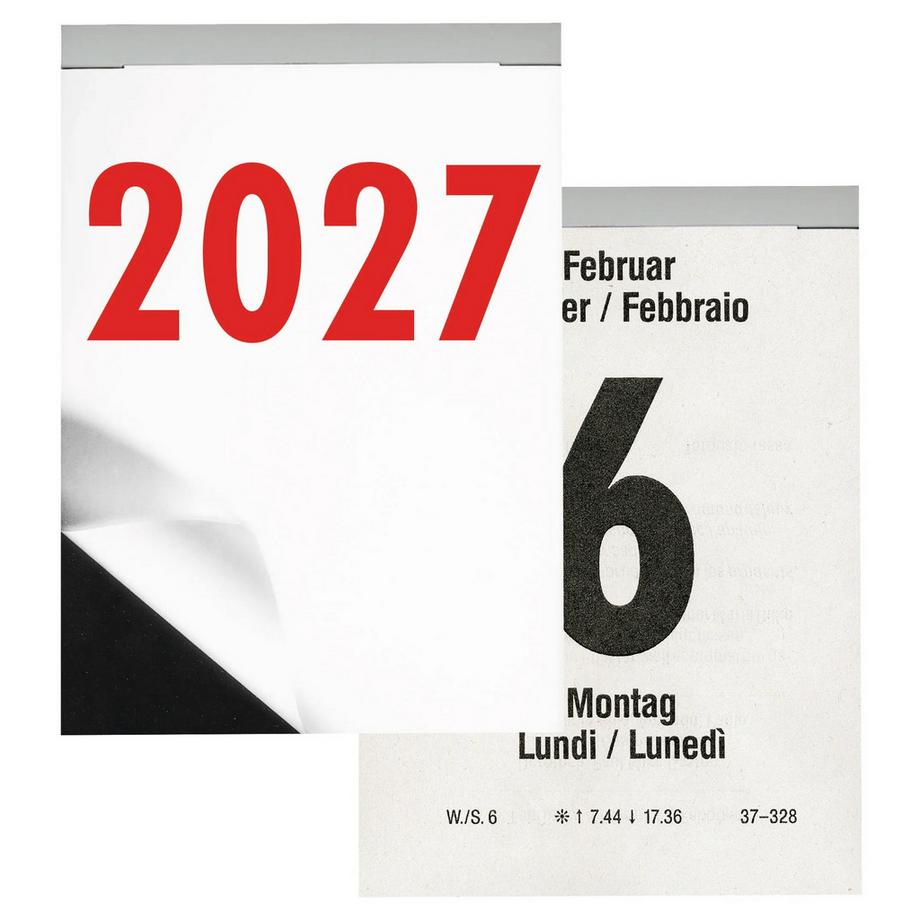 Tagesabreisskalender Block 5