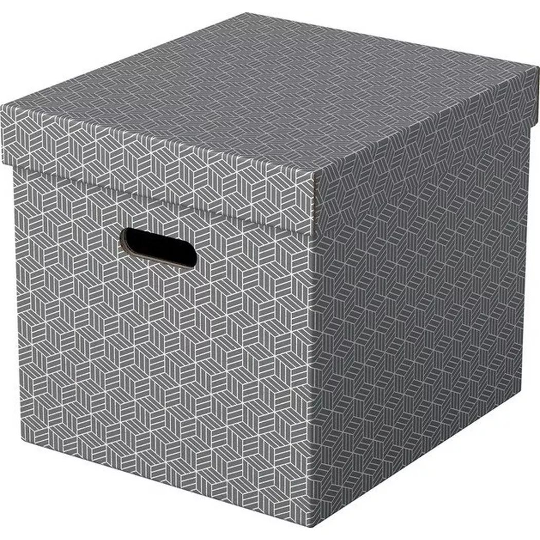 Esselte 628289 Dateiablagebox Karton Grau