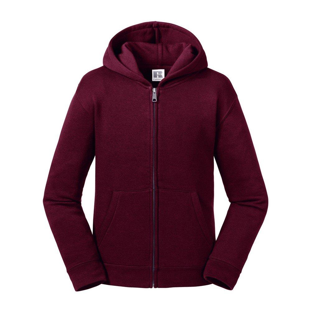 Image of Authentische Zip Hoodys Jungen Weinrot 116