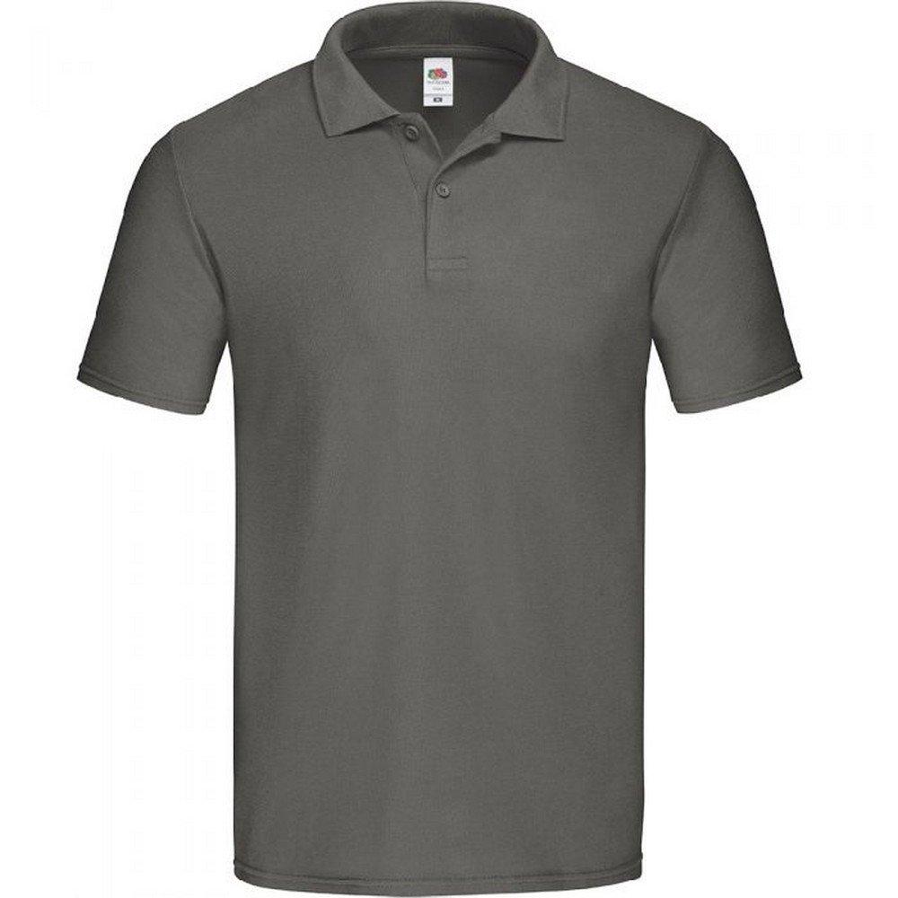 Image of "original Pique" Poloshirt Herren Azurblau S