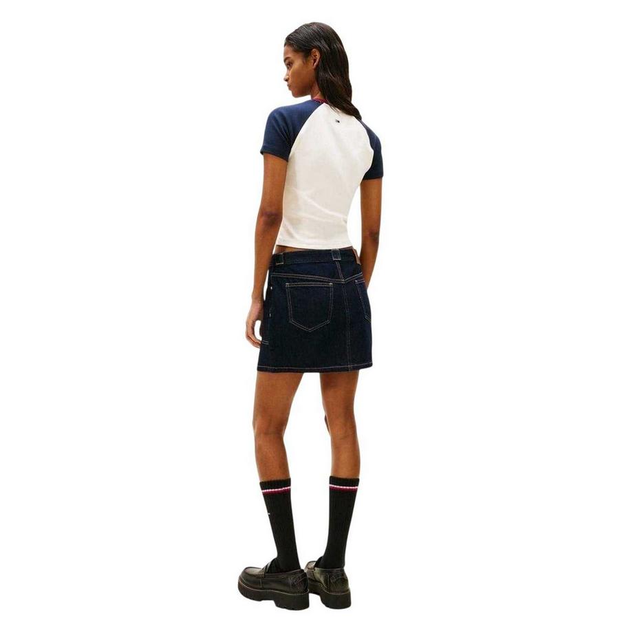 TOMMY JEANS Raglanärmel T-Shirt mit Rundhalsausschnitt  