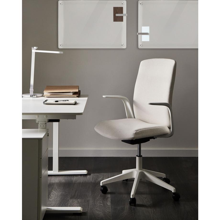 Beliani Sedia da ufficio en Tessuto  CAPTAIN  