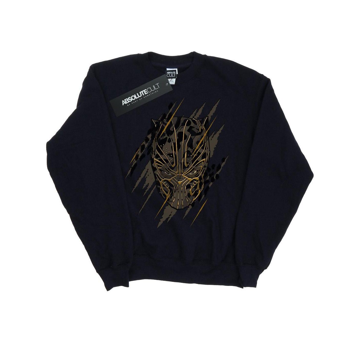 Image of Black Panther Gold Head Sweatshirt Jungen Marine 152-158