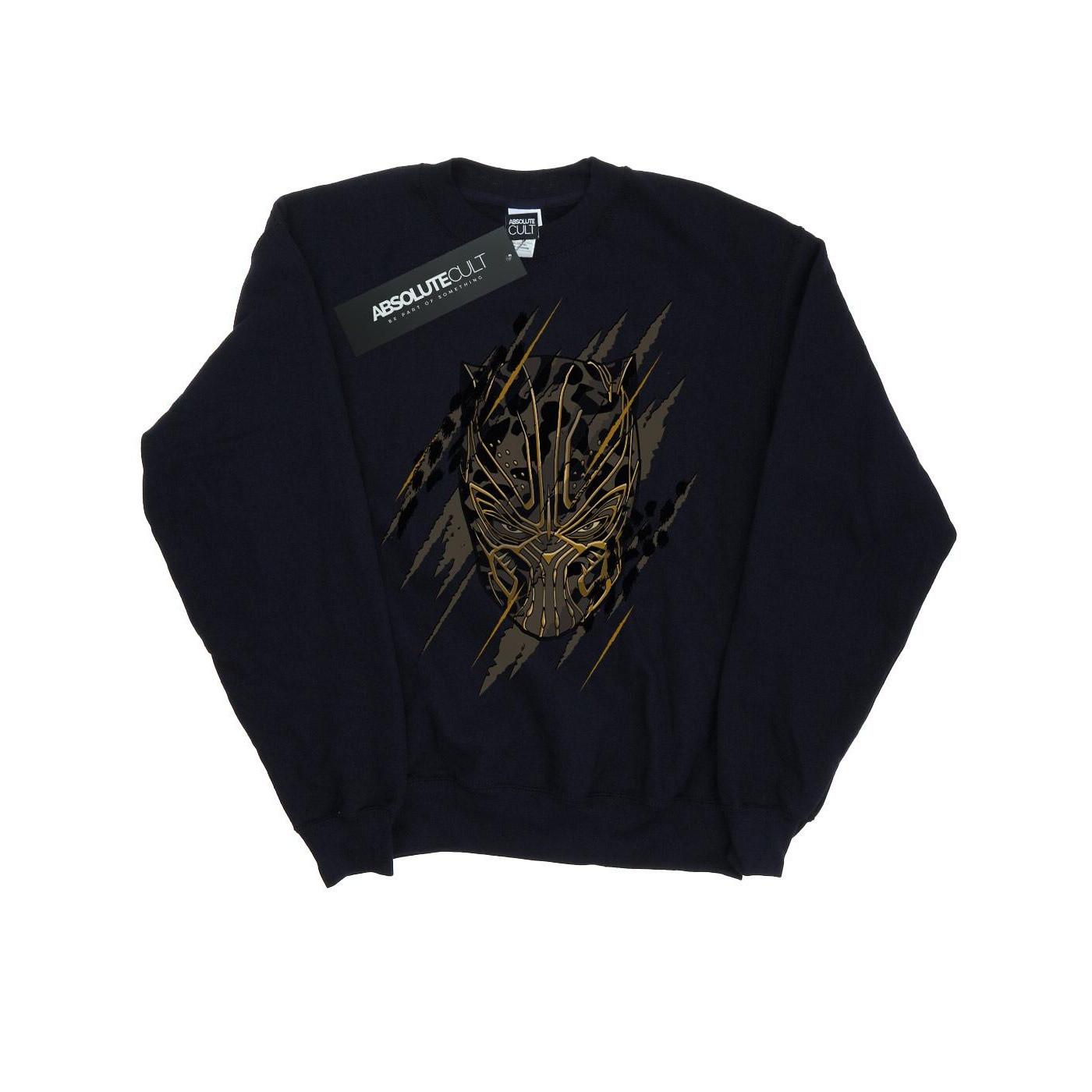 MARVEL  Sweat BLACK PANTHER GOLD HEAD 