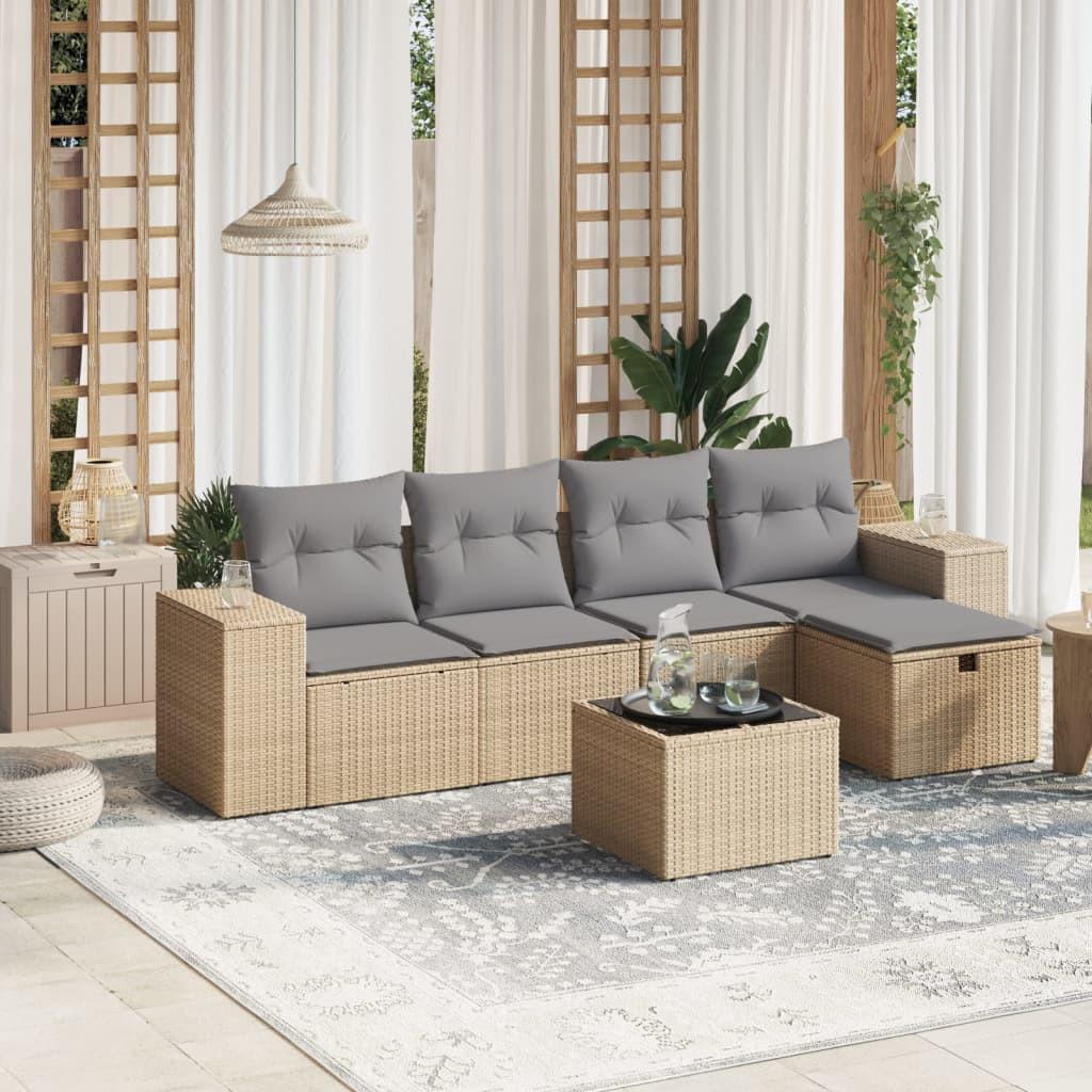 VidaXL Garten sofagarnitur poly-rattan  