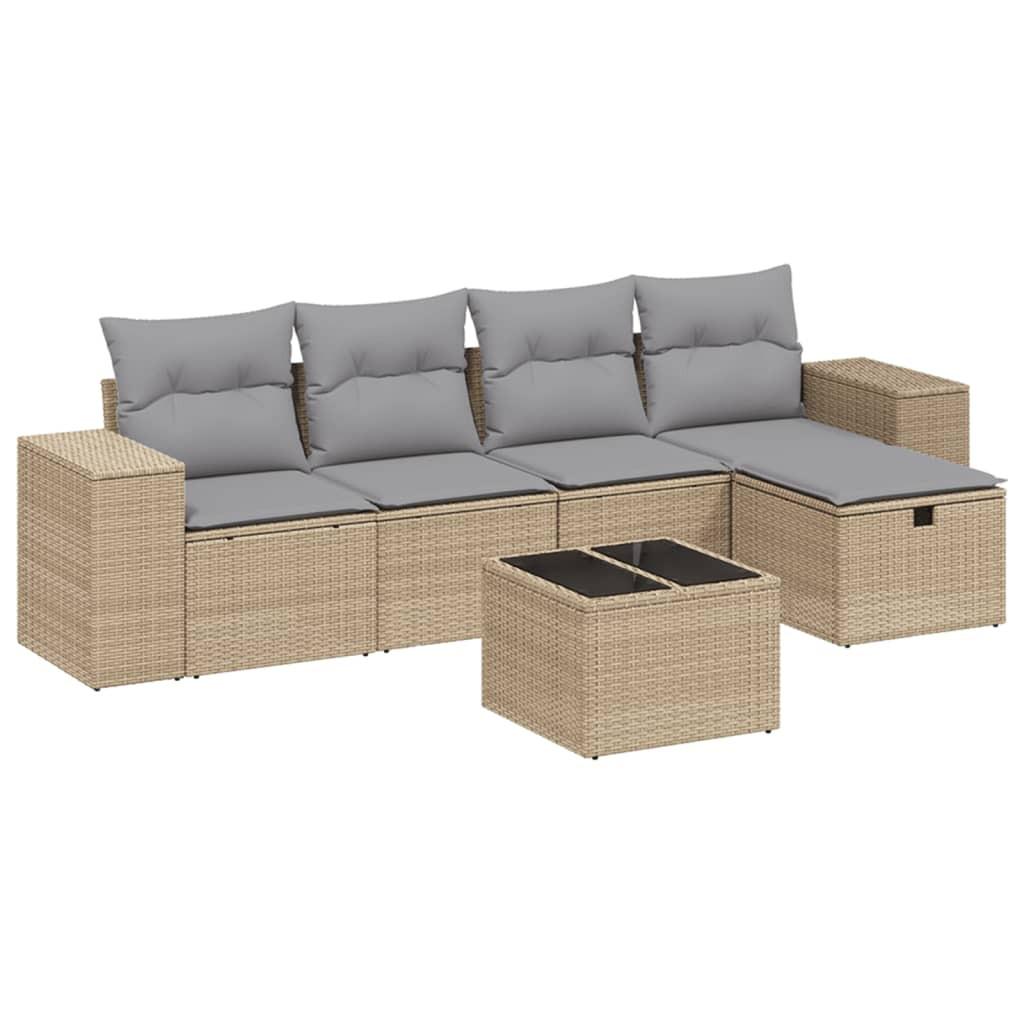 VidaXL Garten sofagarnitur poly-rattan  