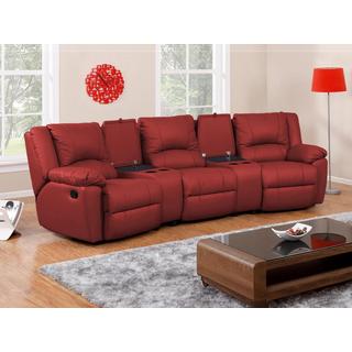 Vente-unique Relaxsofa 3Sitzer Leder AROMA  