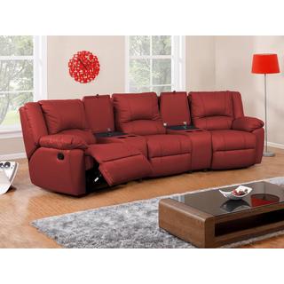 Vente-unique Relaxsofa 3Sitzer Leder AROMA  