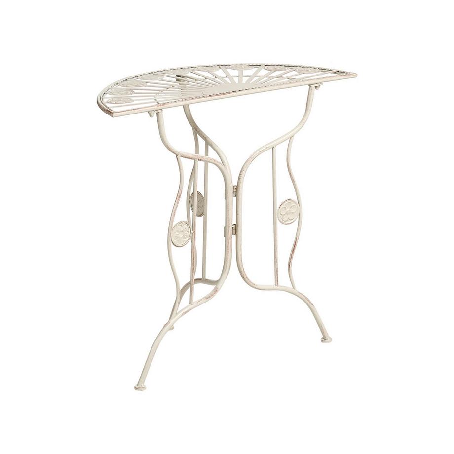 Beliani Outdoor Bistrotisch aus Eisen Retro COGGIA  